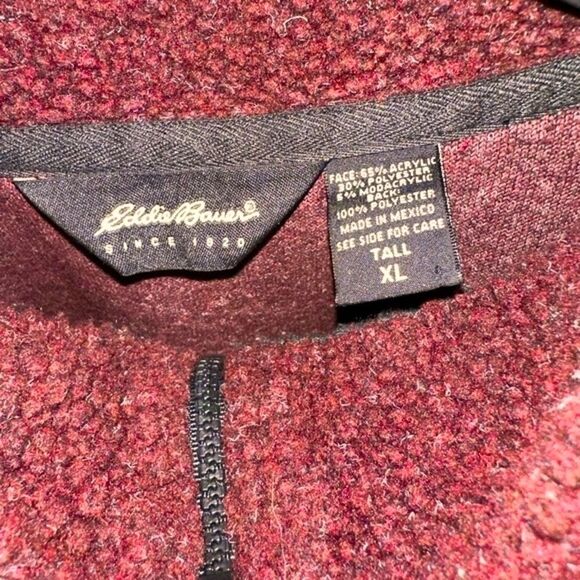 Eddie Bower Winter Fleece Pullover Men’s Size XL Tall - Picture 4 of 6